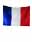 09001879: Drapeau France sur Mat 60x50cm 1pc